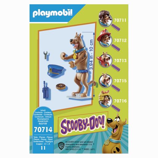 Playmobil - SCOOBY-DOO! Figura para colecionar Polícia 70714