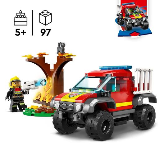 LEGO City - Camião 4x4 de Resgate dos Bombeiros - 60393