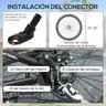 Outsunny - Reboque dobrável para bicicleta