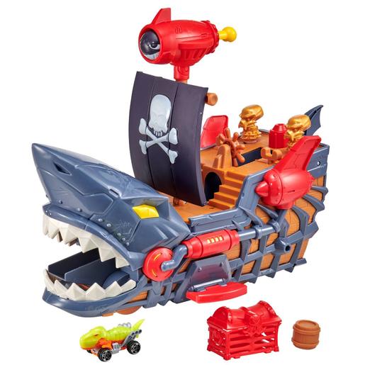 Motor & Co - Galeão pirata com 3 veículos Beast Machines