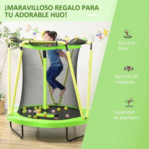 Cama Elástica Infantil Ø140 x 155 Verde