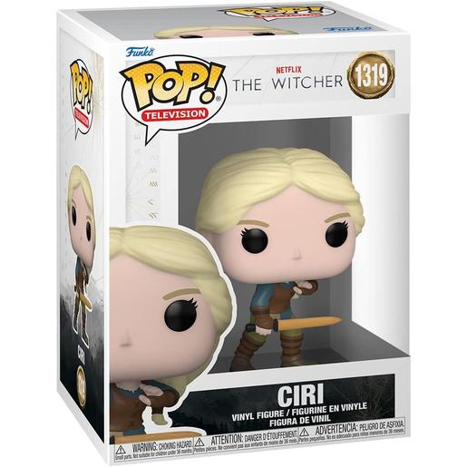 Funko - Figura vinilo coleccionable de Ciri con espada de The Witcher para fans de TV ㅤ