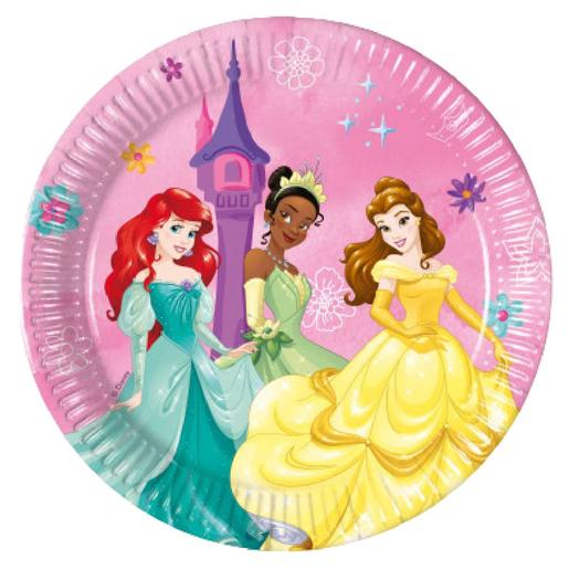 Disney - Princesas Disney - Pack 8 pratos de papel