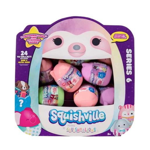 Toy Partner - Squishville Mini Peluche Ovo Surpresa 5cm (Vários modelos) ㅤ