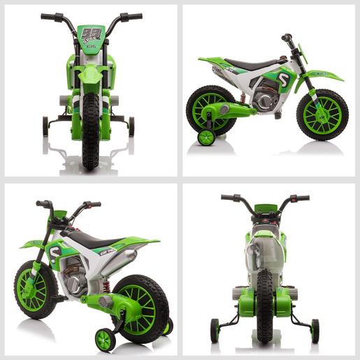 Homcom - Moto elétrica 12V verde