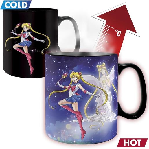 Copo térmico Sailor Moon de mudança de cor 460ml ㅤ