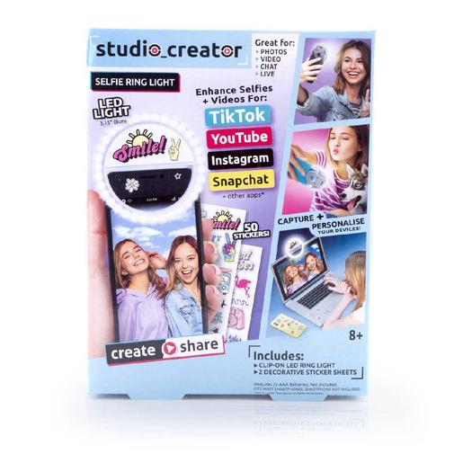 Studio Creator - Anel de luz LED para selfies