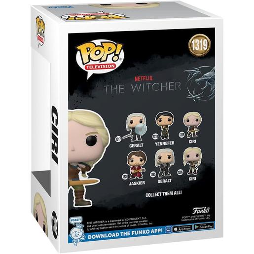 Funko - Figura vinilo coleccionable de Ciri con espada de The Witcher para fans de TV ㅤ