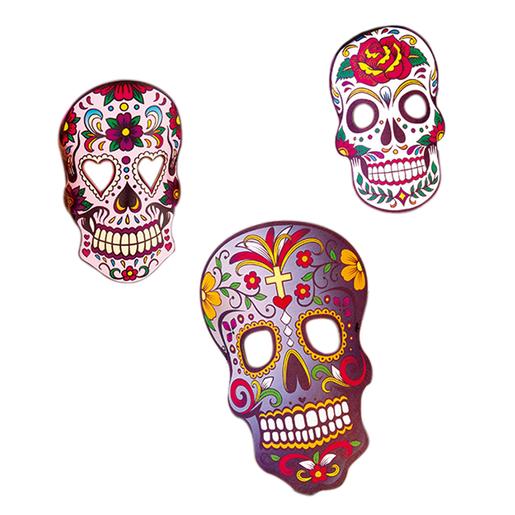 Máscara Sugar Skull Pele (vários modelos)