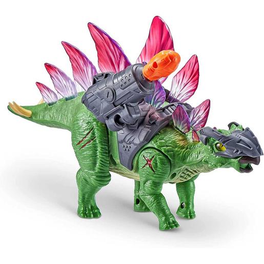 Dinossauro Stegosaurus com Lançador, Movimento, Luzes e Sons ㅤ