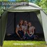 Outsunny - Tenda de campismo familiar 610x385x220 cm Verde