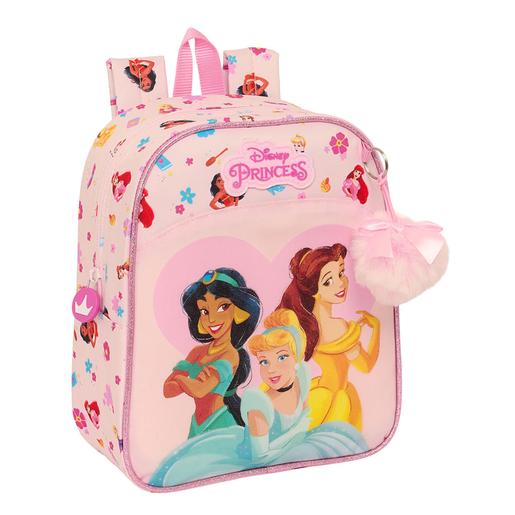 Safta - Mochila infantil para creche adaptável a carrinho Princesas Disney Summer Adventures