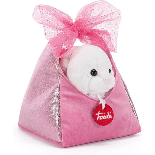 Trudi - Peluche Coelho com Bolsa ㅤ