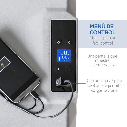 Homcom - Frigorífico Portátil Elétrico 50L