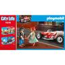 Playmobil - Starter Pack Coche Hot Rod estilo años 50 Playmobil City Life ㅤ