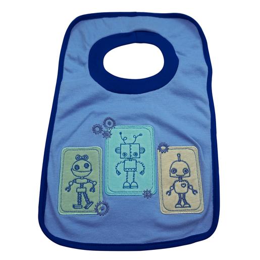 Olmitos - Set de 2 Babetes Robots