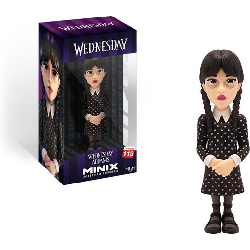 Bandai - Figura colecionável Wednesday Addams 12cm para fãs de TV ㅤ