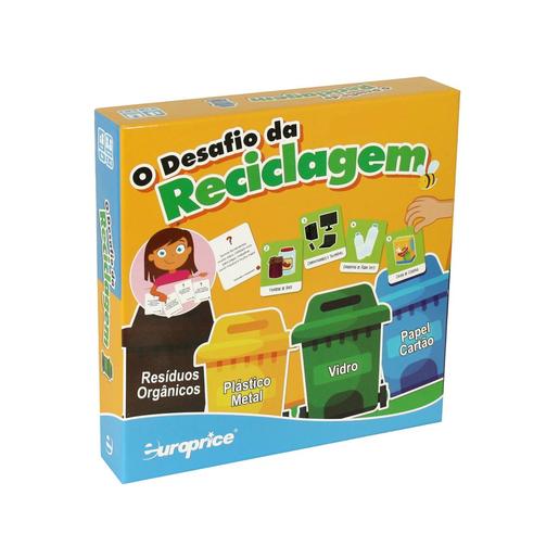 Jogo de desafio de reciclagem