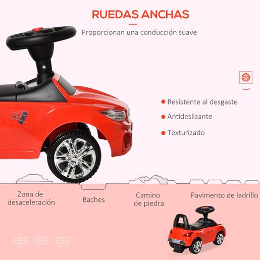 Homcom - Coche correpasillos rojo