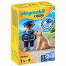 Playmobil - 1.2.3 Polícia com Cão