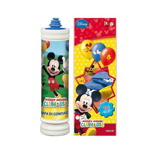 Mickey Mouse - Kit 10 balões com bomba