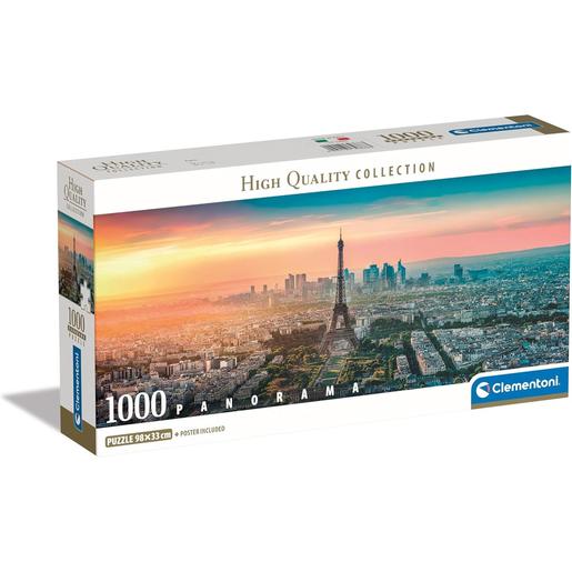 Clementoni Puzzle Panorâmico 1000 Peças Paris Poster Incluído 39868