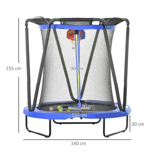 Cama Elástica Infantil Ø140 x 155 Azul