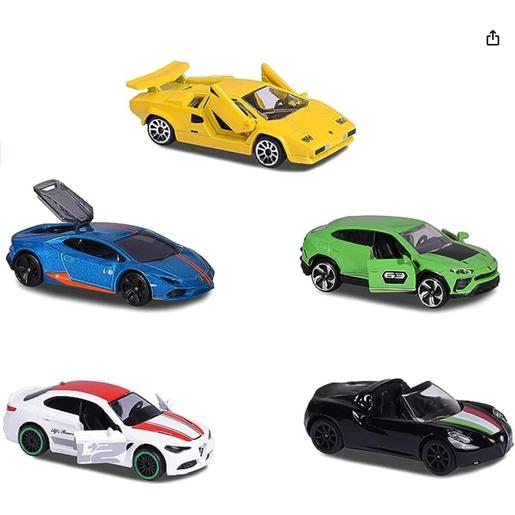 Majorette - Pack 5 carros Dream Cars Italy ㅤ