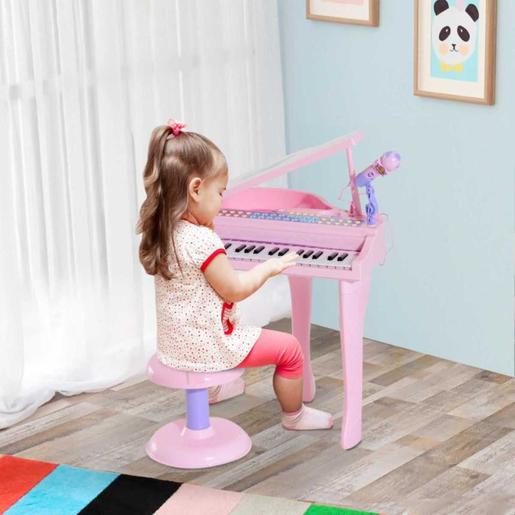 Homcom - Piano infantil 37 Teclas HomCom