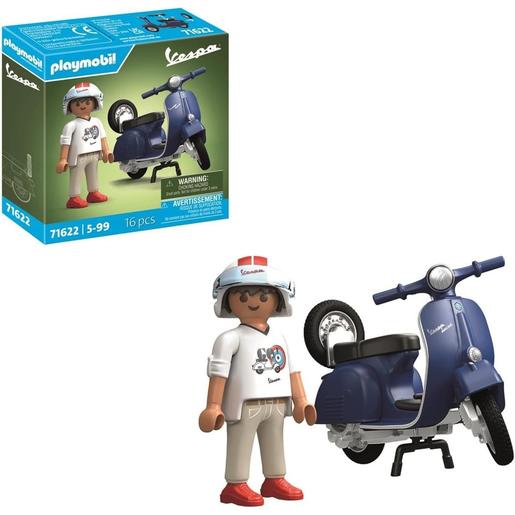 Playmobil - Moto Vespa 1969 150 Sprint Veloce Azul ㅤ