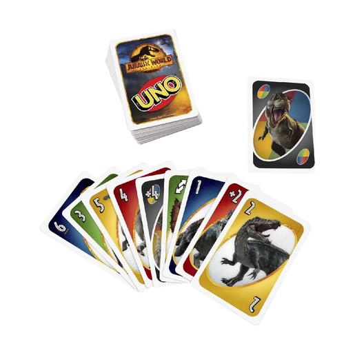 Mattel Games - UNO Jurassic World 3 - Jogo de cartas