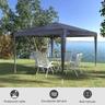 Outsunny - Tenda desmontável 3x3 m Azul