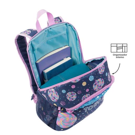 Totto - Mochila escolar grande Sweet Candy