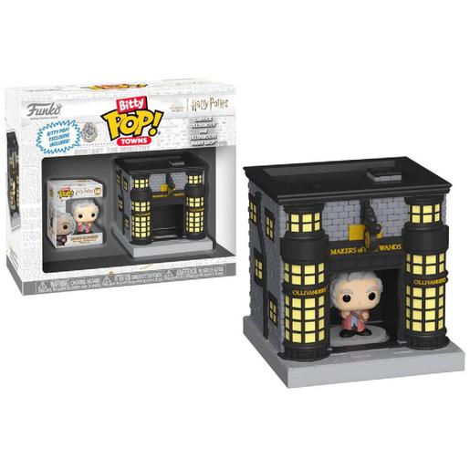 Funko Bitty Pop! Towns - Harry Potter - Garrick Ollivander e a sua loja de varinhas