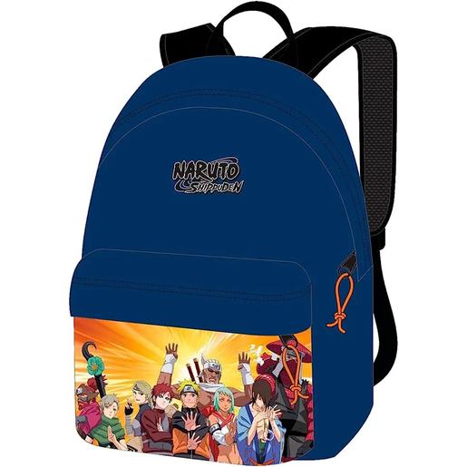 Naruto - Mochila Escolar com Compartimentos e Costas Acolchoadas - 40x30x15 cm