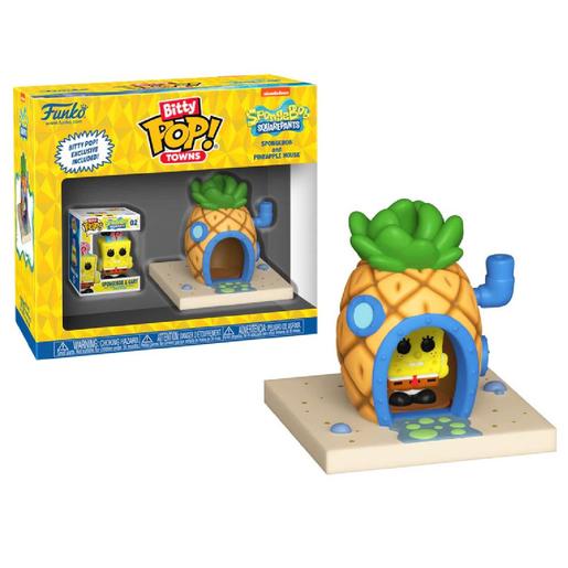 Funko Bitty Pop! Towns - SpongeBob - Bob e a casa de ananás