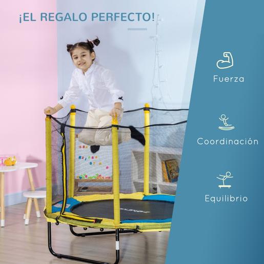 Homcom - Cama elástica infantil 140 cm