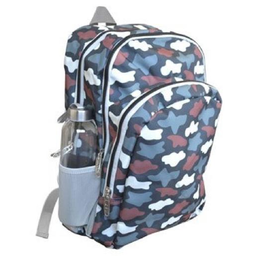 Mochila triplo compartimento camuflagem