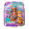 Mattel - Enchantimals - Muñeca guepardo Glam Party con accesorios para peinar y mascota ㅤ