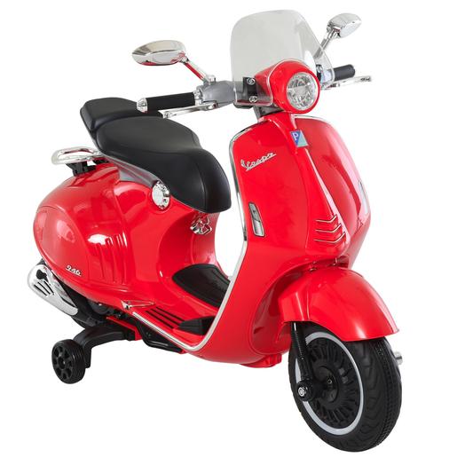 Homcom - Scooter elétrica infantil vermelha - Vespa Scooter