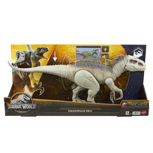 Mattel - Jurassic World - Indominus Rex camufla y conquista, figura de juguete Jurassic World ㅤ