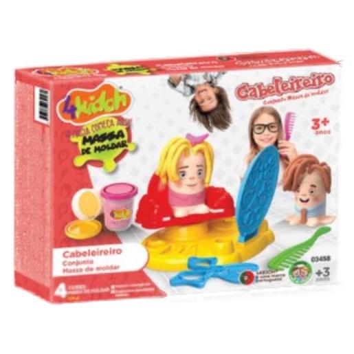 Playset cabeleireiro de plasticina