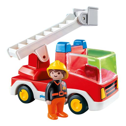 Playmobil 1.2.3 - Camião de Bombeiros - 6967