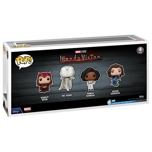 Marvel - Conjunto de 4 Figuras WandaVision - Figura Funko Pop