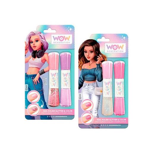 Verniz de unhas multicolorido com purpurina Wow Generation (Vários modelos) ㅤ