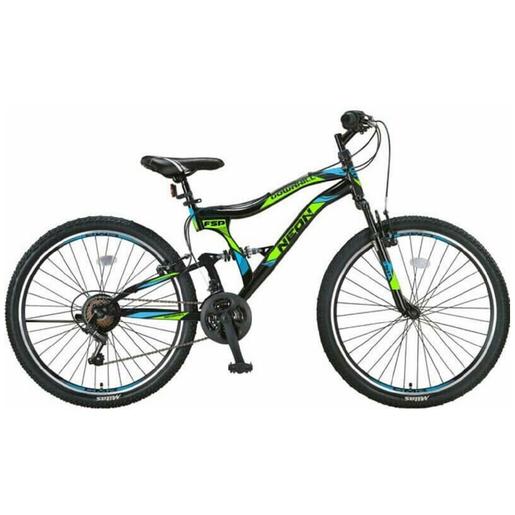 Bicicleta Neon Downhill 26 Polegadas Suspensão Dupla