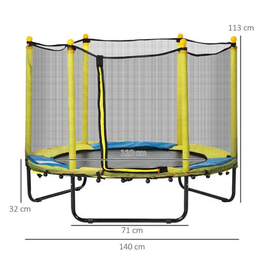 Homcom - Cama elástica infantil 140 cm