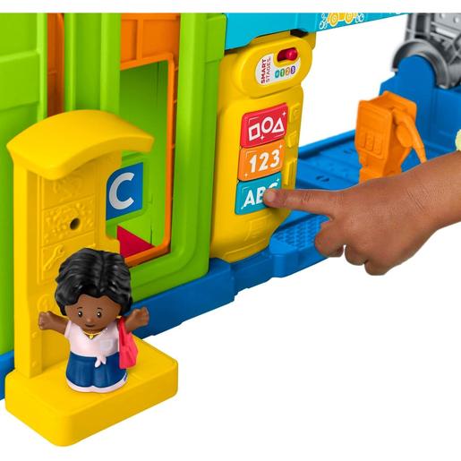 Fisher Price - Little People - Set de juego garaje aprendizaje con figuras, sonidos y accesorios multicolor ㅤ