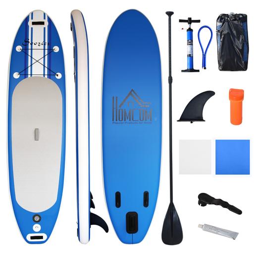 Homcom - Prancha de paddle surf insuflável Azul