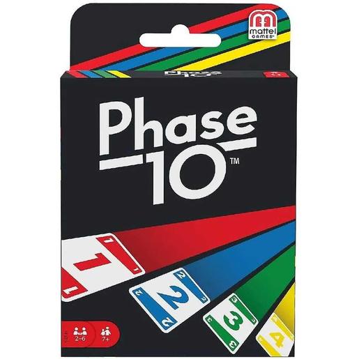 Mattel - Jogo de cartas Phase 10 inspirado em Rummy para momentos em família ㅤ